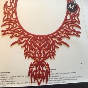 Repost- Brazilian designer rubber necklace